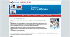 Desktop Screenshot of nivonindia.com